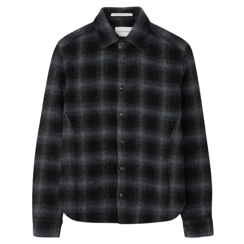 Peregrine Wool Checked Overshirt